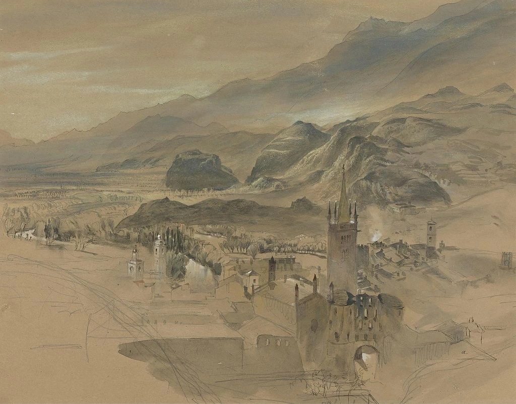 Vista di Susa - Yale Center for British Art